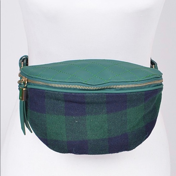 Lana Bean Jewels Handbags - Flannel print fanny pack